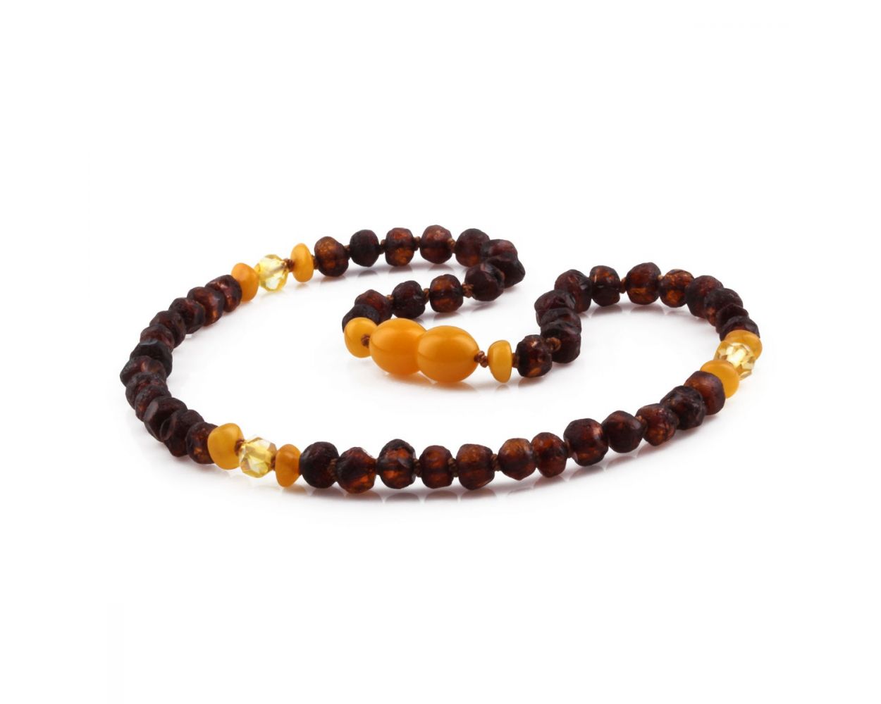 BALTIC AMBER TEETHING NECKLACE. LIMITED EDITION. XLE7