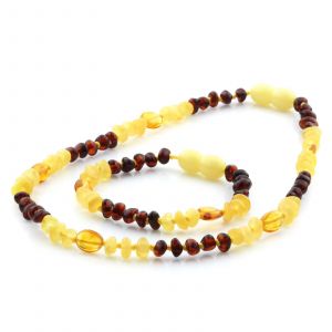 Baltic Amber Teething Necklace & Bracelet Set. Limited Edition LE21