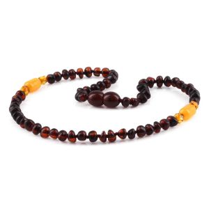 BALTIC AMBER TEETHING NECKLACE. LIMITED EDITION. XLE16