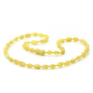 Adult Raw Baltic Amber Necklace. Olive Milky Yellow Rough 5x4 mm