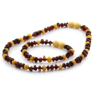 Baltic Amber Teething Necklace & Bracelet Set. Limited Edition LE11
