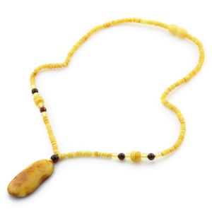 Natural Baltic Amber Necklace with Pendant 45cm 9gr. NP27