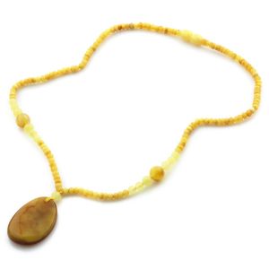 Natural Baltic Amber Necklace with Pendant 45cm 10gr. NP49