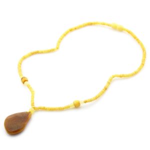 Natural Baltic Amber Necklace with Pendant 45cm 10gr. NP57