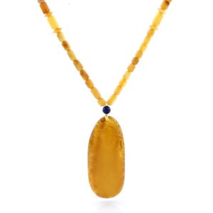 Natural Baltic Amber Necklace with Pendant 50cm 16gr. NP93