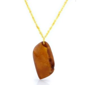Natural Baltic Amber Necklace with Pendant 50cm 22gr. NP96