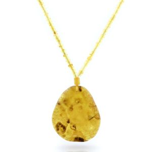 Natural Baltic Amber Necklace with Pendant 52cm 19gr. NP99