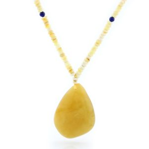 Natural Baltic Amber Necklace with Pendant 52cm 18gr. NP101