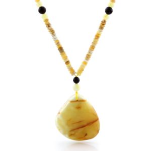 Natural Baltic Amber Necklace with Pendant 60cm 22gr. NP110