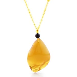 Natural Baltic Amber Necklace with Pendant 69cm 20gr. NP162